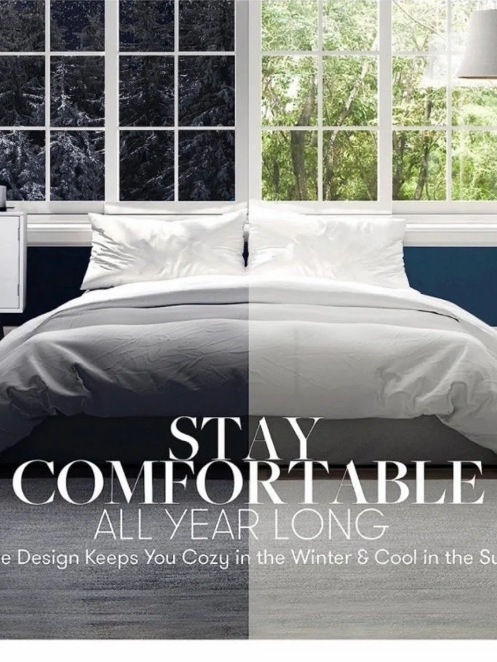 Beckham Hotel Collection Full/Queen Down Alternative Comforter NWT